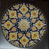 Assiette Décorative en Céramique Art Persan Minakari Émail Mural