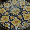 Assiette Décorative en Céramique Art Persan Minakari Émail Mural