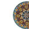 Assiette Décorative en Céramique Art Persan Minakari Art Mural Floral Paisley Fait Main