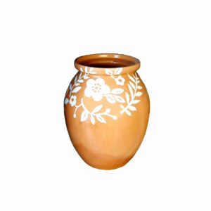 Vase en poterie décoratif peint à la main décoration artistique maison