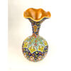 Vase en poterie décoratif avec émail Minakari peint à la main Art