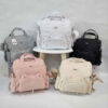Sac à couches avec poches latérales pour accessoires bébé Modèle QZ Chat