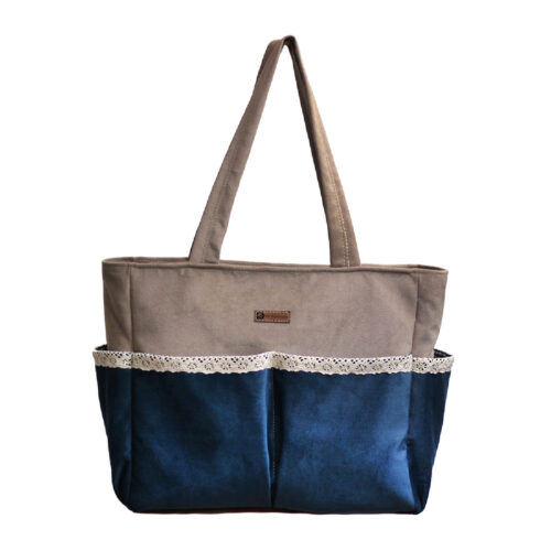 Sac à couches avec poches latérales pour accessoires bébé Modèle Royal