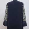 Abaya élégante coupe ample pour femmes musulmanes avec manches brodées
