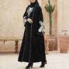 Abaya brodée coupe ample pour femmes musulmanes