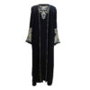 Abaya brodée coupe ample pour femmes musulmanes