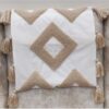 Housse de Coussin Punch Needle - Design Housses de Coussin Artisanales Brodé (Lot de 2)