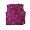 Gilet brodé avec design géométrique pour femmes