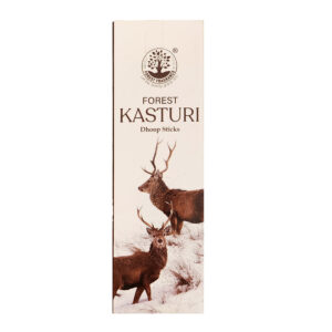 Forest Kasturi Incense Dhoop Sticks – Handmade, 20 Sticks (Pack of 4)