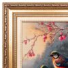 Hand-Knotted Persian Pictorial Rug from Tabriz Bird