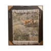 Hand-Knotted Persian Pictorial Rug from Tabriz Deer