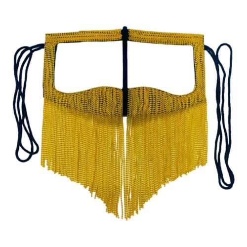 Burqa Omanienne Fait à la Main – Modèle Burqa du Golfe Chaîne