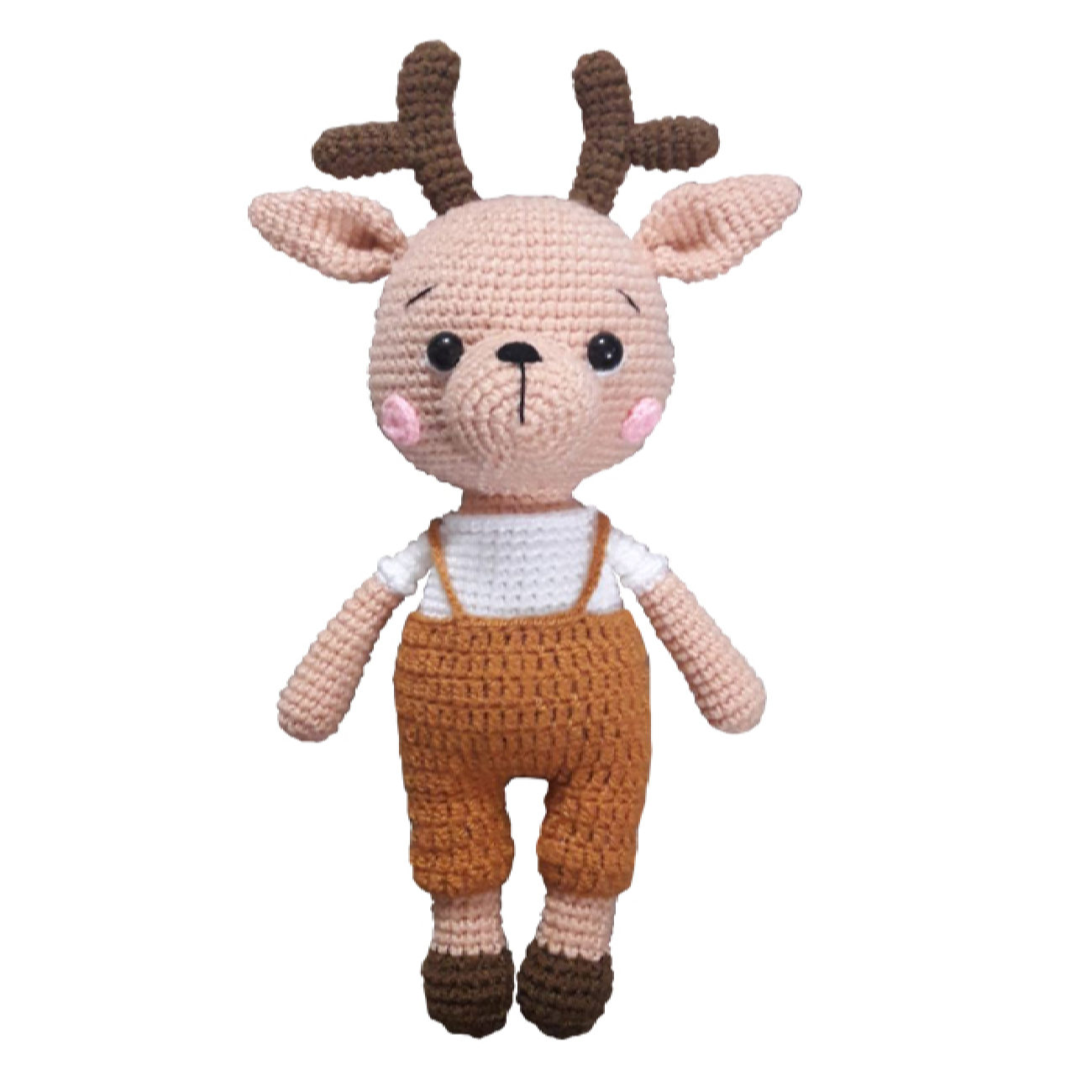 Amigurumi Cerf en Peluche pour Enfants – Jouet Doux et Câlin