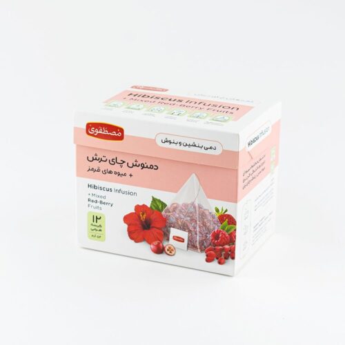 Infusion d’Hibiscus Thé Sour avec Fruits de Baies Rouges Mélangés Pack de 12 (x6)