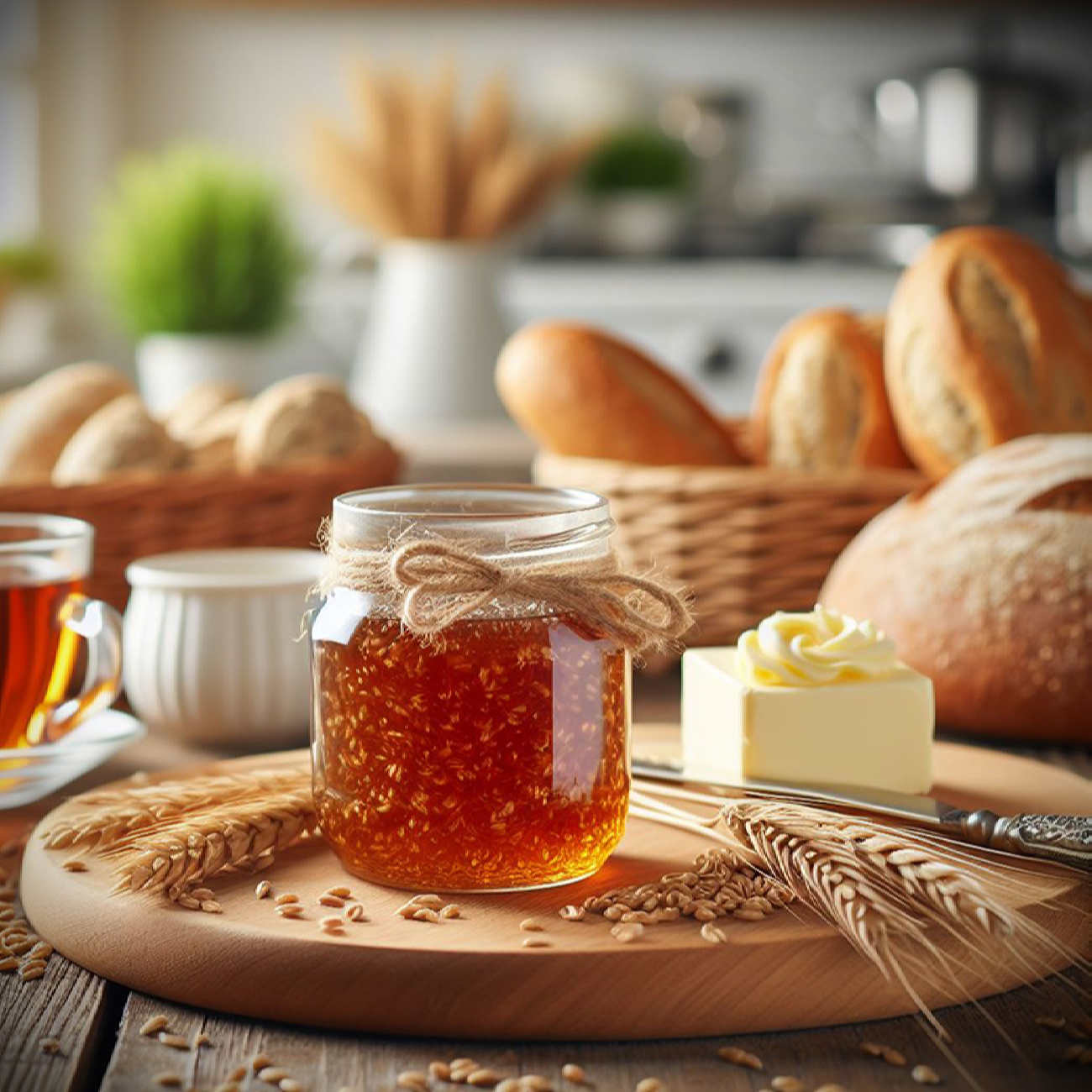 Confiture de Germe de Blé, 480 grammes | 100% Naturel, Fait Maison