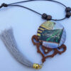 Pendentif de Miroir Arrière-Vue de Voiture Islamique Orné avec Ya Amir Al Mu'minin