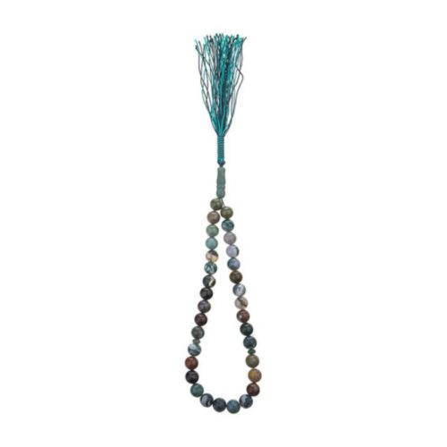 Chapelet islamique en jaspe – 33 perles