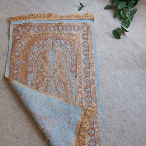 Tapis de prière islamique en velours, Janamaz Sajada rembourré pour le culte islamique