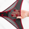 Ensemble de lingerie soutien-gorge en dentelle & string Guipure pour femmes avec design Teddy