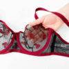Ensemble de lingerie soutien-gorge en dentelle & string Guipure pour femmes avec design Teddy