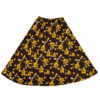 Jupe longue en coton à motif floral pour femmes