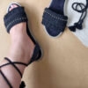 Sandales Sling Back Macramé Artisanales pour Femmes
