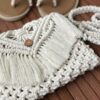 Sac bandoulière en macramé tissé à la main pour femmes, modèle Refah