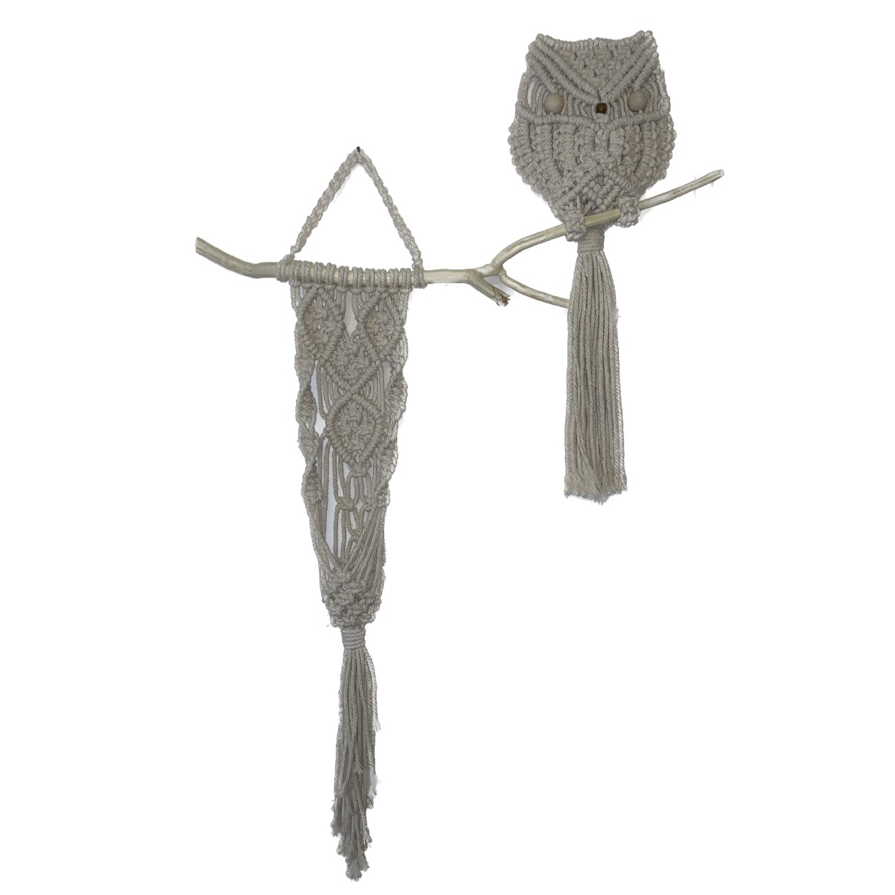Macrame Wall Hanging Tapestry Art Bohemian Model Owl