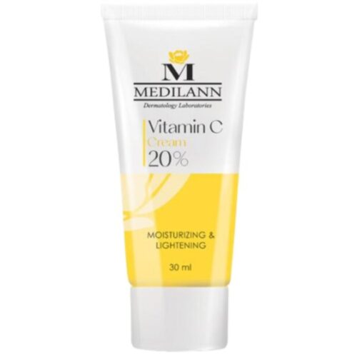 Crème à la vitamine C Medilann – 30 ml Hydratante et éclaircissante
