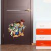 Autocollant mural 3D pour chambre de bébé – Design Toy Story