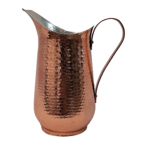 Carafe en cuivre perse fabriquée à la main et martelée modèle Sepehr
