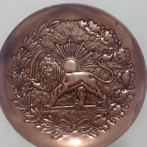 Bol décoratif en argent persan – Fait main et gravé, parfait pour les collectionneurs
