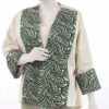 Manto persan brodé pour femmes modèle à pois