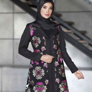 Manto persan brodé pour femmes modèle Fleur