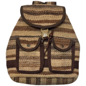 Sac à dos kilim persan avec design ethnique, modèle Pariya