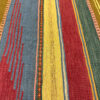 Tapis Kilim Persan en laine authentique tissé à la main à Shiraz, rayé