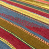 Tapis Kilim Persan en laine authentique tissé à la main à Shiraz, rayé