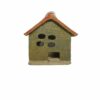 Bougeoir en poterie persane fait main avec design de cottage artisanal