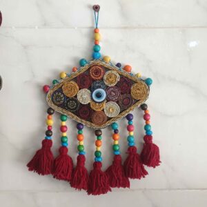 Amulette Murale Traditionnelle Persane Modèle Œil Turc