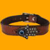 Bracelet en cuir persan - Motif Œil Turc