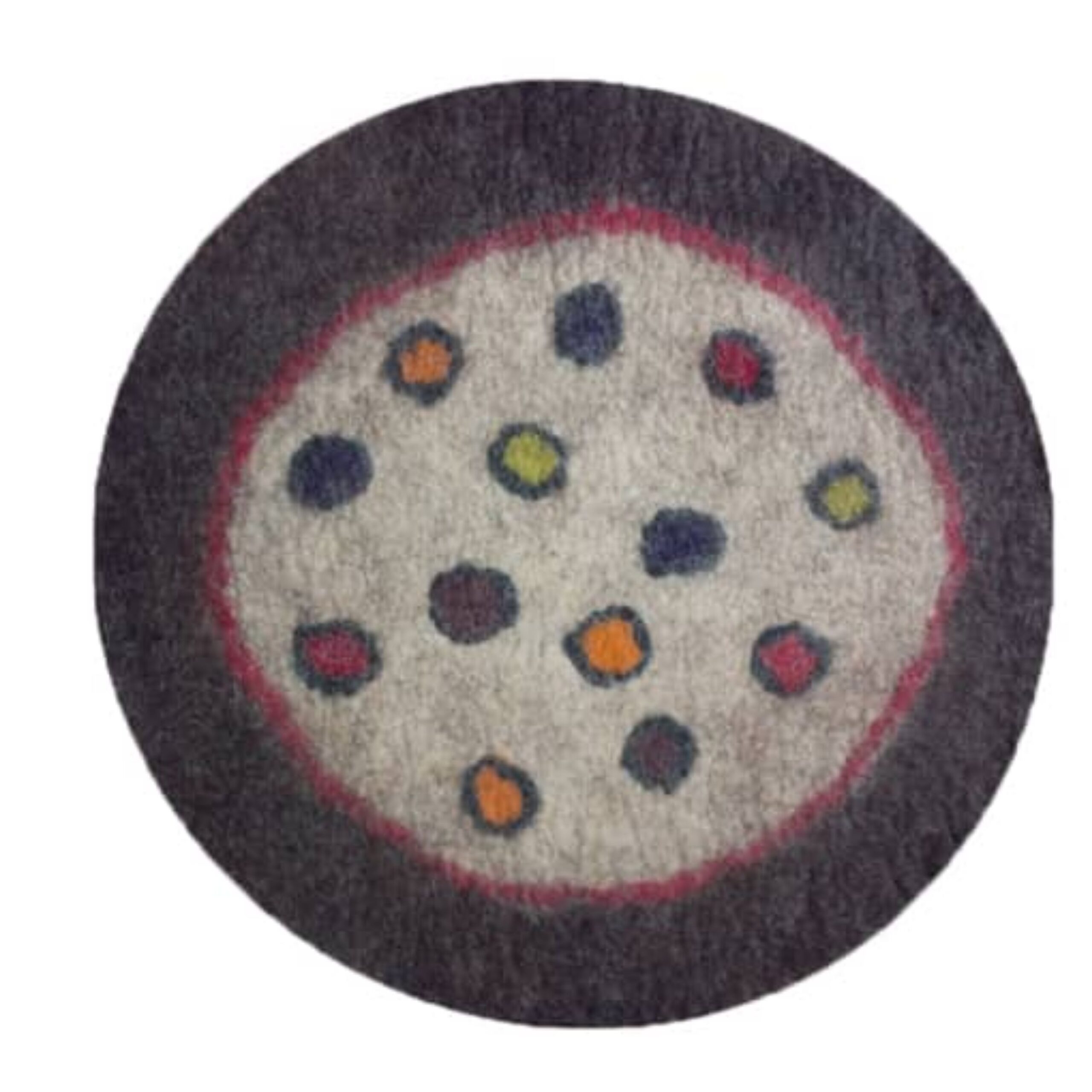 Tapis en feutre de laine persan 100% naturel et fait main Baqer