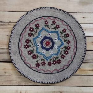 Tapis en feutre de laine persan 100% naturel et fait main Poopak