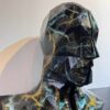 Serre-livres décoratif design tête humaine – adapté pour intérieurs artistiques