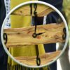 Horloge Murale en Bois Rustique Artisanale Modèle Cyrus