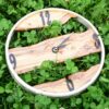 Horloge Murale en Bois Rustique Artisanale Modèle Cyrus