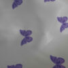 Bonnet de nuit en satin de soie de luxe pour femmes, design papillon bleu