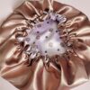 Bonnet de nuit en satin de soie pour la protection des cheveux avec motifs d'ourson
