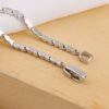 Bracelet en Argent Plaqué Rhodium avec Pierre Alexandrite pour Femmes