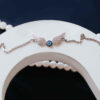 Bracelet en Argent avec Design Œil Malin pour Femmes Modèle Angel