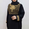 Abaya stylée pour femmes musulmanes avec design brodé